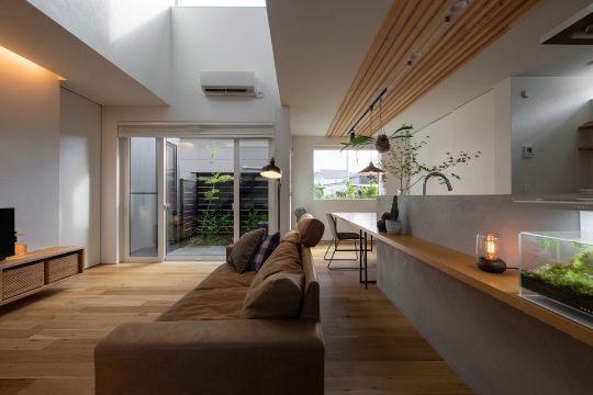 ファーストプランの感動そのままに。小さな中庭のある理想の暮らし